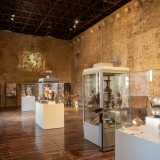 Passiamo ora nella Sala del Camino (al momento della nostra visita occupata da una mostra temporanea)...